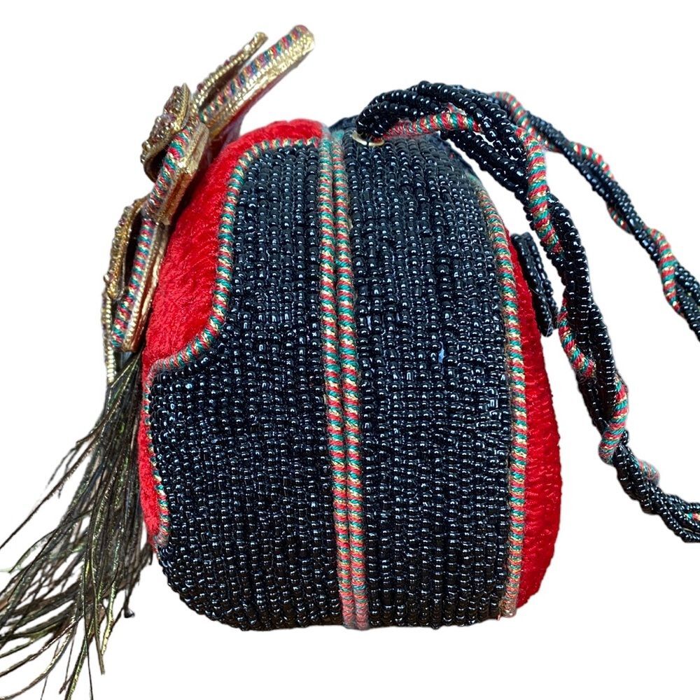 Mary Frances Beaded Poinsettia Purse - Picture 4 of 13